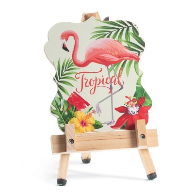 Καβαλέτο με καδράκι Flamingo